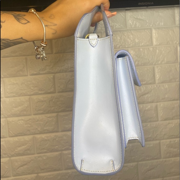 Burberry Mini Two-Tone Canvas and Leather Pocket Bag - Picture 6 of 16